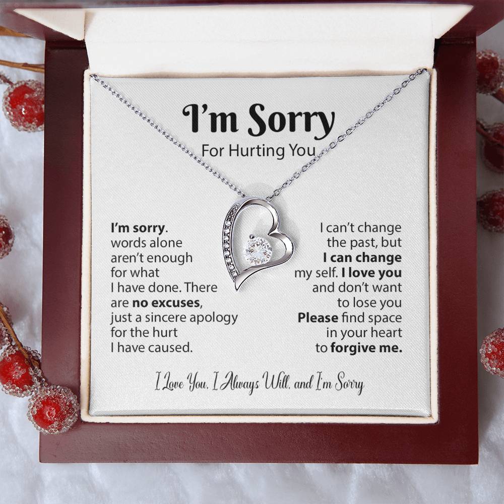 I'm Sorry Necklace Gifts, Apology Gifts For Her, Forgiveness Gift, Wife Gift 16_10