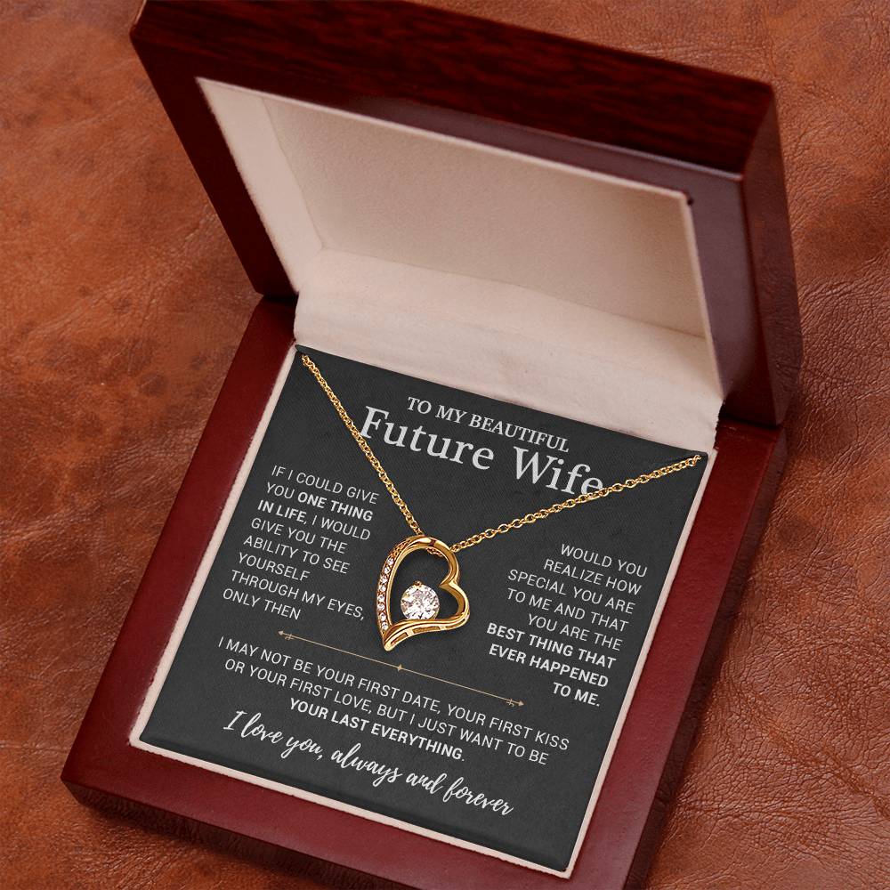 To My Beautiful Future Wife Necklace, Anniversary Birthday Christmas Gift for Her 9_11