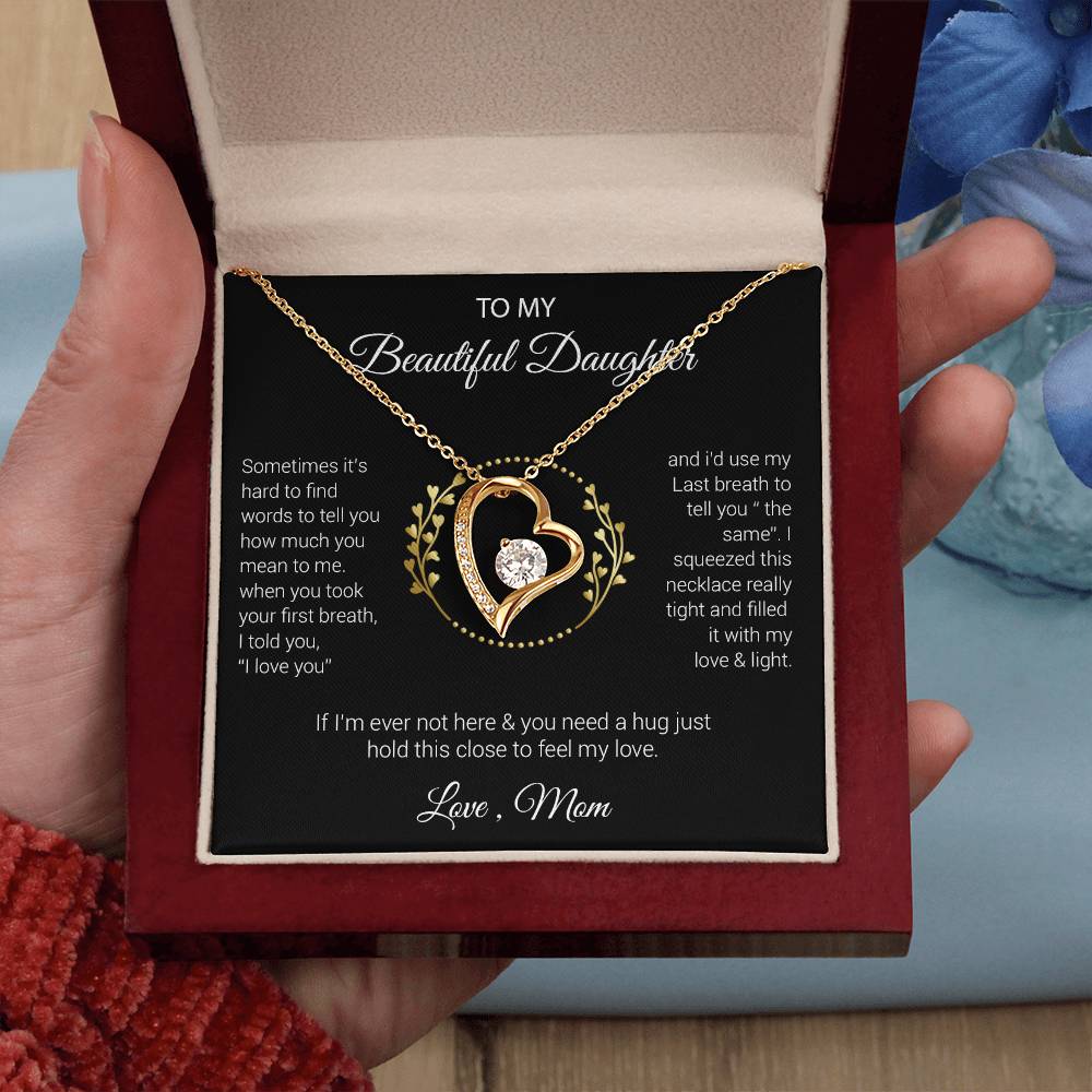 To My Beautiful Daughter Gift For Daughter From Mom, Daughters Birthday