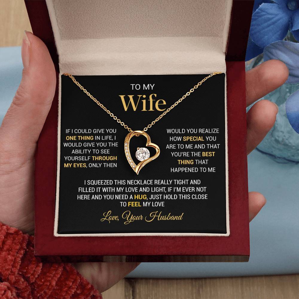 To My Wife Necklace, Gift For Wife, Anniversary Gift For Wife, Christmas Gift 20_11