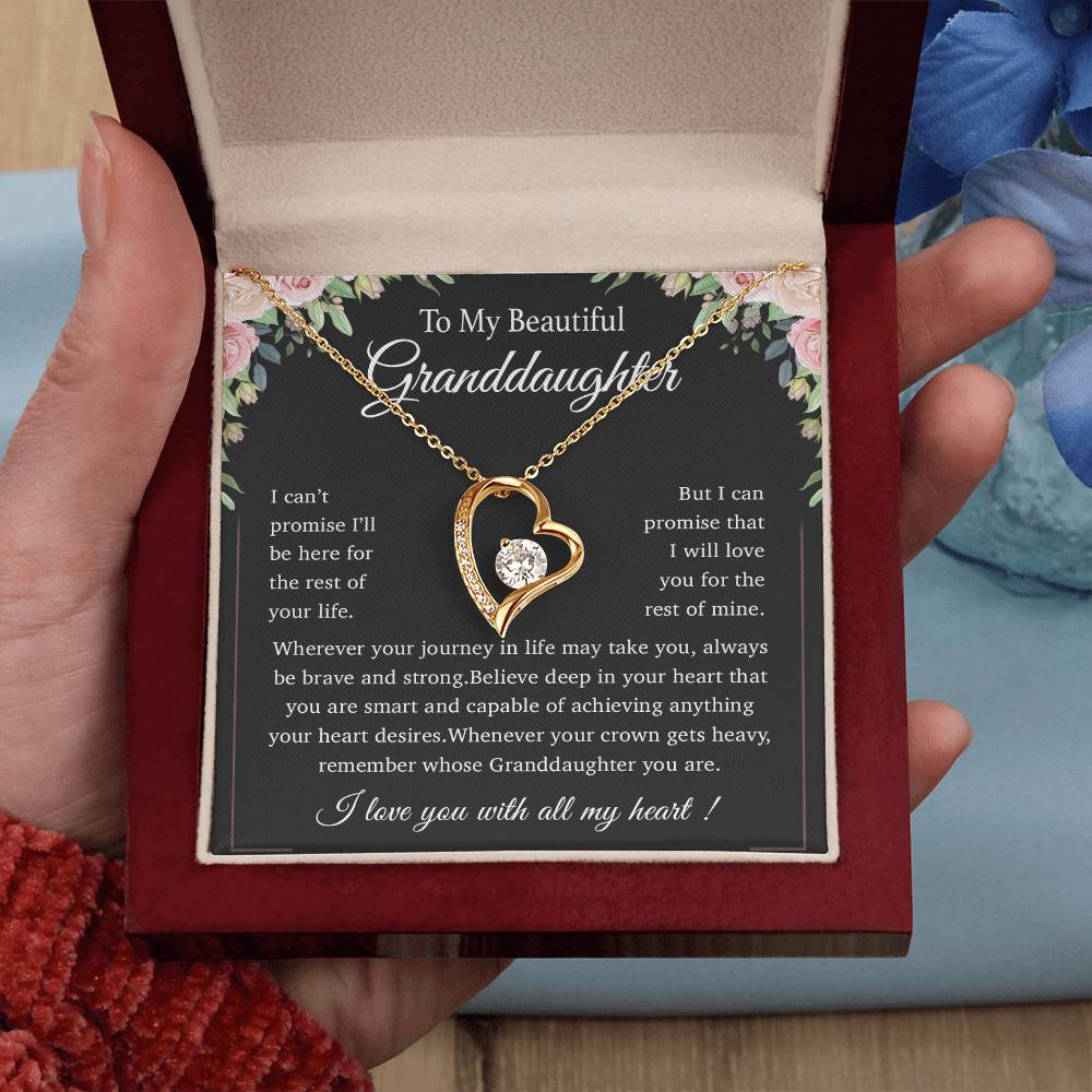 To My Granddaughter Necklace, Granddaughter Gift from Grandpa, Christmas Gift 22_11