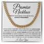 Promise Necklace Gift for Him, To My Man Cuban Chain Necklace, Anniversary Gift, Ideas for Boyfriend 11_11