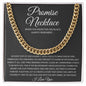 Promise Necklace Gift for Him, To My Man Cuban Chain Necklace, Anniversary Gift for Boyfriend 28_9