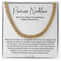 Promise Necklace Gift for Him, To My Man Cuban Chain Necklace, Anniversary Gift 2_10