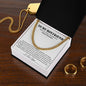 Boyfriend Promise Necklace, Boyfriend Promise Gift, Boyfriend Cuban Chain Necklace