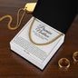 Promise Necklace Gift for Him, To My Man Cuban Chain Necklace, Anniversary Gift 3_10