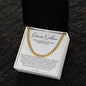 Promise Necklace Gift for Him, To My Man Cuban Chain Necklace, Anniversary Gift 2_10