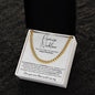 Promise Necklace Gift for Him, To My Man Cuban Chain Necklace, Anniversary Gift 12_10