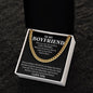 Boyfriend Cuban Chain Necklace, Promise Necklace For Boyfriend, Boyfriend Necklace