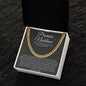 Promise Necklace Gift for Him, To My Man Cuban Chain Necklace, Anniversary Gift for Boyfriend 28_9