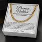 Promise Necklace Gift for Him, To My Man Cuban Chain Necklace, Anniversary Gift, Ideas for Boyfriend 11_11