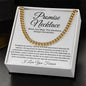 Promise Necklace Gift for Him, To My Man Cuban Chain Necklace, Anniversary Gift 26_11