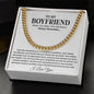 Boyfriend Promise Necklace, Boyfriend Promise Gift, Boyfriend Cuban Chain Necklace