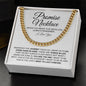 Promise Necklace Gift for Him, To My Man Cuban Chain Necklace, Anniversary Gift, Ideas for Boyfriend