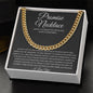 Promise Necklace Gift for Him, To My Man Cuban Chain Necklace, Anniversary Gift for Boyfriend 28_9