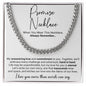 Promise Necklace Gift for Him, To My Man Cuban Chain Necklace, Anniversary Gift 12_10