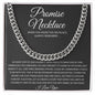 Promise Necklace Gift for Him, To My Man Cuban Chain Necklace, Anniversary Gift for Boyfriend 28_9