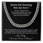 Apology Gift for Him Necklace, Forgiveness Necklace, Sorry Gift for Him1
