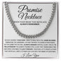 Promise Necklace Gift for Him, To My Man Cuban Chain Necklace, Anniversary Gift, Ideas for Boyfriend 11_11