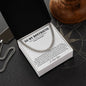 Boyfriend Promise Necklace, Boyfriend Promise Gift, Boyfriend Cuban Chain Necklace