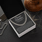 Promise Necklace Gift for Him, To My Man Cuban Chain Necklace, Anniversary Gift for Boyfriend 28_9