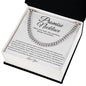 Promise Necklace Gift for Him, To My Man Cuban Chain Necklace, Anniversary Gift 3_10