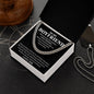 Boyfriend Cuban Chain Necklace, Promise Necklace For Boyfriend, Boyfriend Necklace