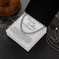 Promise Necklace Gift for Him, To My Man Cuban Chain Necklace, Anniversary Gift 11_11