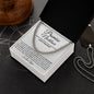Promise Necklace Gift for Him, To My Man Cuban Chain Necklace, Anniversary Gift, Ideas for Boyfriend 11_11