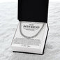 Boyfriend Promise Necklace, Boyfriend Promise Gift, Boyfriend Cuban Chain Necklace