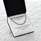 To My Boyfriend Necklace, Boyfriend Anniversary Gift, Boyfriend Birthday Gift, Boyfriend Christmas Gift