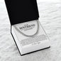 Boyfriend Promise Necklace, Boyfriend Promise Gift, Boyfriend Cuban Chain Necklace
