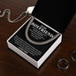 Boyfriend Cuban Chain Necklace, Promise Necklace For Boyfriend, Boyfriend Necklace