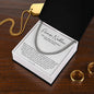 Promise Necklace Gift for Him, To My Man Cuban Chain Necklace, Anniversary Gift 2_10