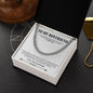 To My Boyfriend Necklace, Boyfriend Anniversary Gift, Boyfriend Birthday Gift, Boyfriend Christmas Gift