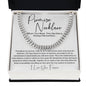 Promise Necklace Gift for Him, To My Man Cuban Chain Necklace, Anniversary Gift 11_11