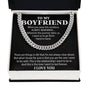 Boyfriend Cuban Chain Necklace, Promise Necklace For Boyfriend, Boyfriend Necklace