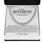 Boyfriend Promise Necklace, Boyfriend Promise Gift, Boyfriend Cuban Chain Necklace