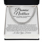 Promise Necklace Gift for Him, To My Man Cuban Chain Necklace, Anniversary Gift 26_11