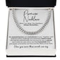 Promise Necklace Gift for Him, To My Man Cuban Chain Necklace, Anniversary Gift 12_10