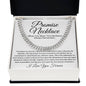 Promise Necklace Gift for Him, To My Man Cuban Chain Necklace, Anniversary Gift 26_11