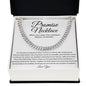 Promise Necklace Gift for Him, To My Man Cuban Chain Necklace, Anniversary Gift 3_10