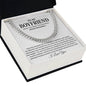 Boyfriend Promise Necklace, Boyfriend Promise Gift, Boyfriend Cuban Chain Necklace