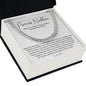 Promise Necklace Gift for Him, To My Man Cuban Chain Necklace, Anniversary Gift 2_10