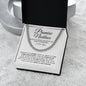 Promise Necklace Gift for Him, To My Man Cuban Chain Necklace, Anniversary Gift, Ideas for Boyfriend