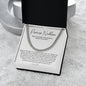 Promise Necklace Gift for Him, To My Man Cuban Chain Necklace, Anniversary Gift 2_10