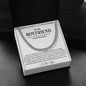 Boyfriend Promise Necklace, Boyfriend Promise Gift, Boyfriend Cuban Chain Necklace