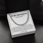 Boyfriend Promise Necklace, Boyfriend Promise Gift, Boyfriend Cuban Chain Necklace