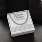 Promise Necklace Gift for Him, To My Man Cuban Chain Necklace, Anniversary Gift 3_10