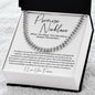 Promise Necklace Gift for Him, To My Man Cuban Chain Necklace, Anniversary Gift 11_11